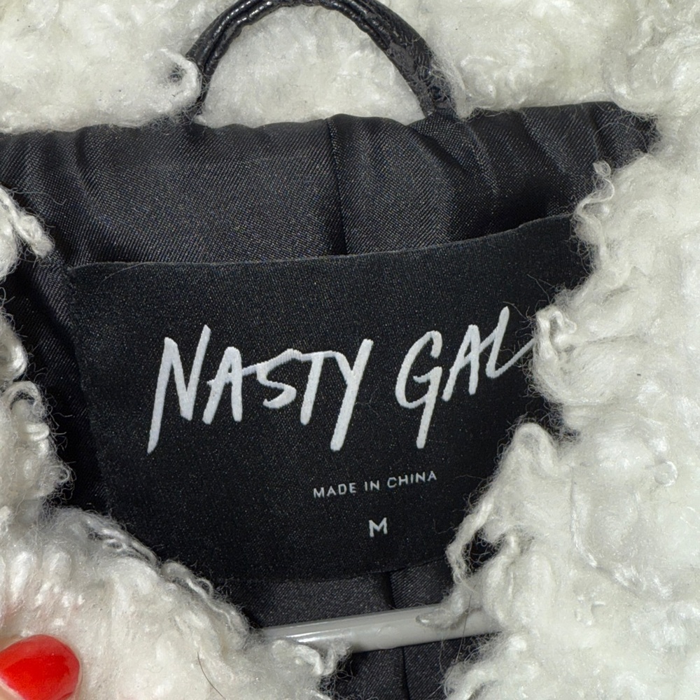 Nasty Gal Moto Jacket, size Medium, NEVER WORN - Picture 2 of 3